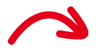 Pfeil nach rechts, Kurve oben